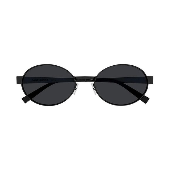 NEW SL692 001 SAINT LAURENT SUNGLASSES WOMEN ROUND BLACK EYEWEAR - Picture 3 of 5